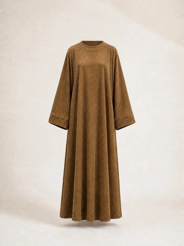 Damen cord abaya - cord,