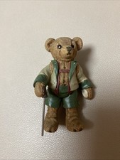 Gilde Teddybären Handwerk Spaziergänger Bären  Handarbeit gemalt Sammler