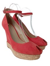ZARA BASIC Plateau-Sandalen Damen Sandalen Gr. DE 41 rot extravaganter Stil