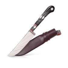 Usbekisches Kochmesser Pchak 073 Пчак Messer Пичак Handarbeit Ventilstahl 23 cm