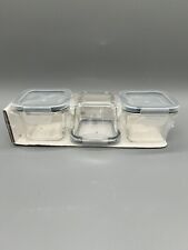 IKEA Vorratsbehälter mit Deckel quadratisch/Glas 180 ml