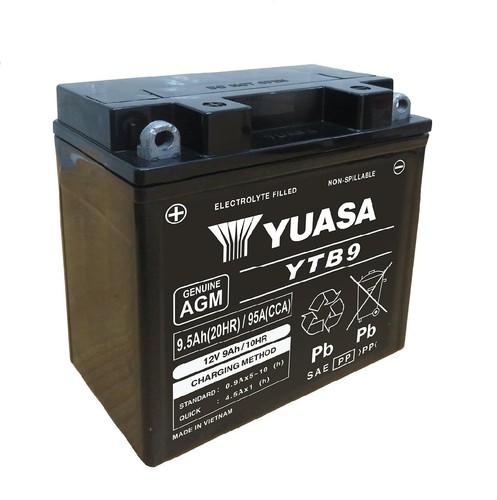 Yuasa agm motorradbatterie - agm,