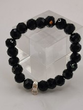 Thomas Sabo Armband Obsidian Schwarz Charm Club 925 Sterling Silber