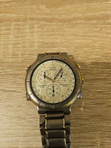 Citizen chronograph titanium - "citizen,