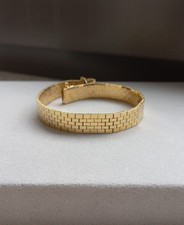 Vintage Doublé Armband 70er 80er Vergoldet Punze Reh