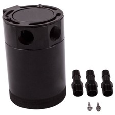 3-Port Universal Öl Auffangbehälter Ölsammler Öl Catch Tank mit Filter