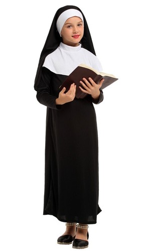 Kinder nonne kostüm cosplay - kinder,