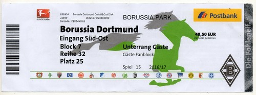 Ticket borussia - ticket,