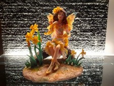 Elfe Fee Figur Golden Heralds of Spring Christine Haworth limitiert