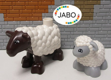 ( Q10/11/1 ) LEGO Duplo Tiere Schaf mit Baby Bauernhof Tierpark Reiterhof