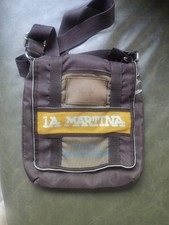 La Martina Polo Umhängetasche Braun 100% Original Neuwertig!