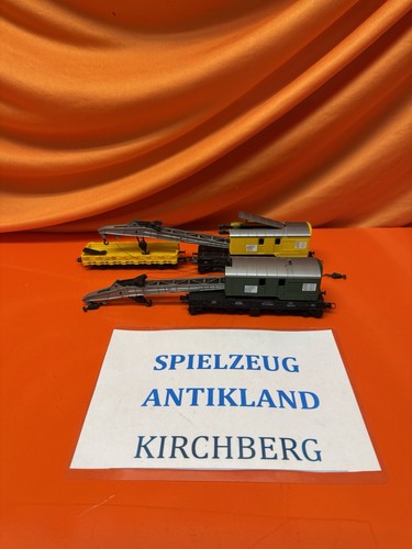 Roco kranwagen hilfszug - 2x,