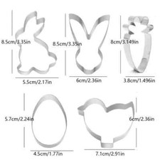 Keksausstecher -Plätzchenformen Edelstahl für Ostern -Backvergnügen !!!!