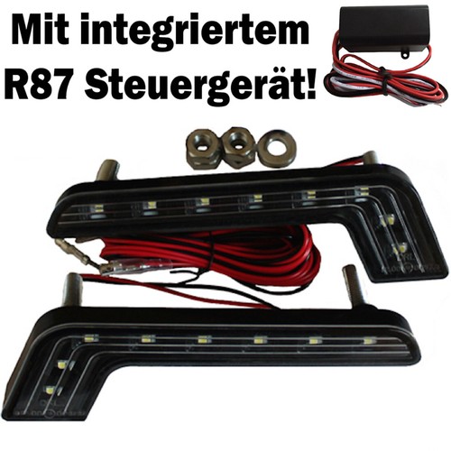 Led tagfahrlicht schwarz - schwarz, 8