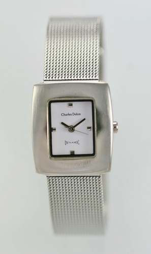 Charles delon damen - uhr, silber