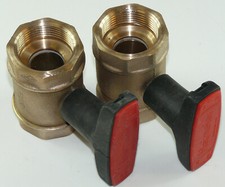 2x HEIMEIER GLOBO H KUGELHAHN