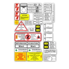 Aufkleber Set für VW Iltis