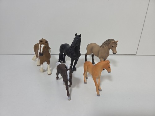 Schleich pferde fohlen - 5, x