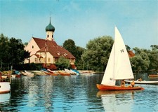 Allensbach Bodensee Kirche Bootsliegeplatz Segeln
