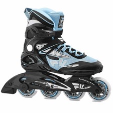 Fila Legacy Comp Damen-Inline Skates Inliner Fitness Inlineskates Schwarz Blau