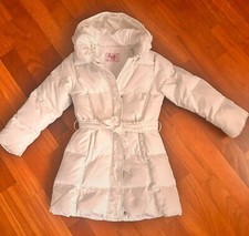 Traum Daunenmantel von IL GUFO in weiß Gr. 6 Jahre Luxusjacke 90 % Daunen 