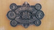 Carl Richter & Sohn Dresden Tresor Antiker Panzerschrank NO.1585&1767