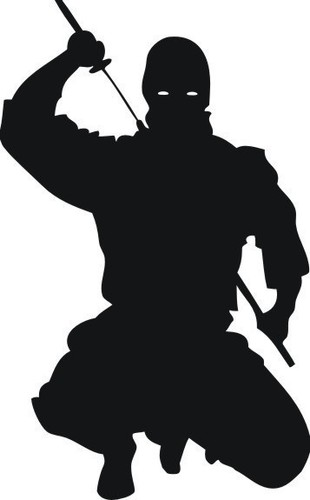 Nin1 ninja aufkleber - ,