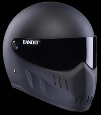 Bandit XXR mattschwarz Gr.L Streetfighter HELM Integralhelm schwarz Motorrad