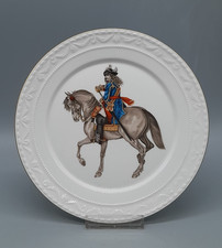 KPM Berlin Kurland Print Teller Friedrich Wilhelm Der große Kurfürst 20,5 cm