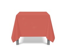 Tischdecke rot abwaschbar Deko