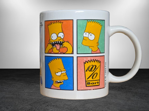Vintage simpsons tasse 1999 - vintage,