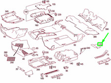 NEW MB ML W164 FRONT PILLAR