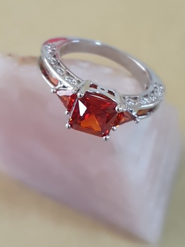 Damen ring kristall rot - ring,