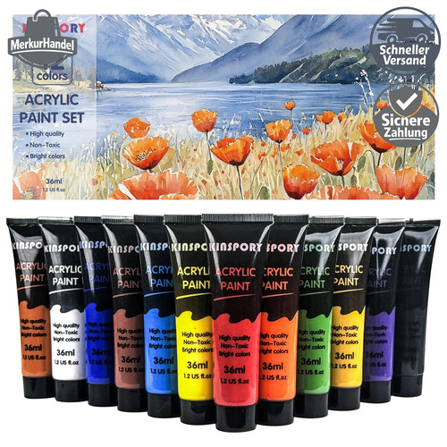 Acrylfarben set 36 ml - set,