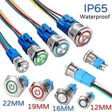 Drucktaster Druckschalter 12mm