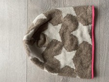 Zwillingsherz Mütze ** Neu ** Sterne ** beige – rosa **