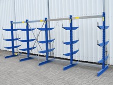 Bito Kragarmregal Lagerregal Stahlregal Länge 5.060 mm Regal Doppelseitig