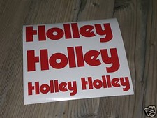 HOLLEY Aufkleber Set Hotrod Racing Rockabilly Custom USA US Car V8 Tuning NEU