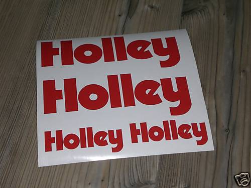 Holley aufkleber set hotrod - holley,