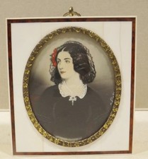 Miniatur Lupen Malerei um 1900