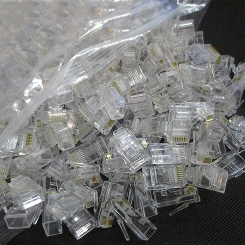 100x rj45 network connectors - rj45,