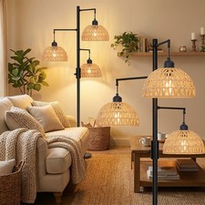 Boho Stehlampe Wohnzimmer