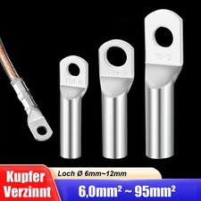 Rohrkabelschuhe M6 - M12 6,0 -