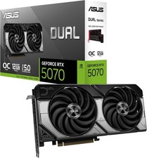 ASUS Dual GeForce RTX 5070 OC, DUAL-RTX5070-O12G, 12GB GDDR7, HDMI, 3x DP Gaming