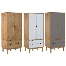 Kleiderschrank Holz Garderobenschrank Garderobe Schlafzimmerschrank Hochschrank