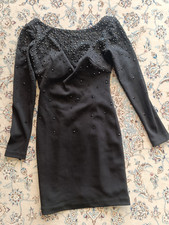 Abendkleid kurz, schwarz, sehr schön, Terani, Gr 4 - EU Gr 34