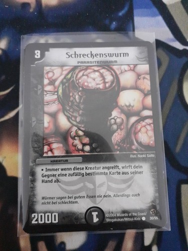 Duel masters schreckenswurm - duel, 4x
