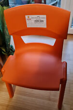Kinderstuhl - Orange - Kunstoff massiv - stabil