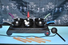 Domoclip DOM200 Crepes Maker Set 6 Mini Crepe Elektrisches Wok-Set