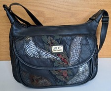 Schulter Handtasche schwarz 22x31 Marc Chantal Echtleder&Kunstleder